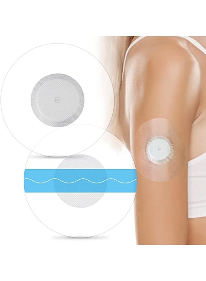 HONYOU 60Pack Libre Sensor Covers Latex-Free Medical Adhesive Patches for Libre 2/3 Precut CGM Tape with No Glue On The Center Waterproof and Strong Stick for Long Stay - Image 1